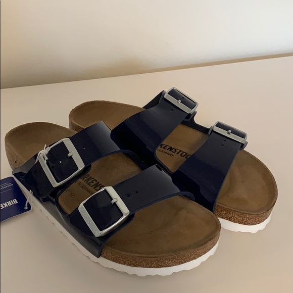 Birkenstock | Arizona BS Sandal Dress Blue Sz 38 7 - Picture 2 of 8